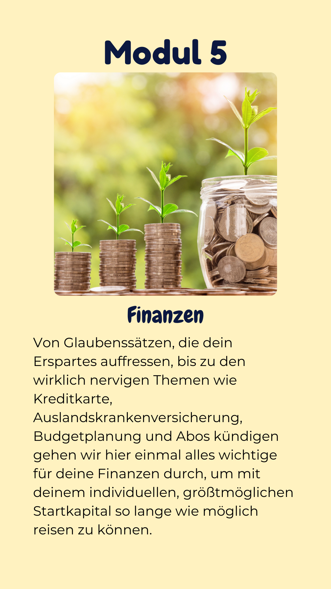 Modul 5: Finanzen