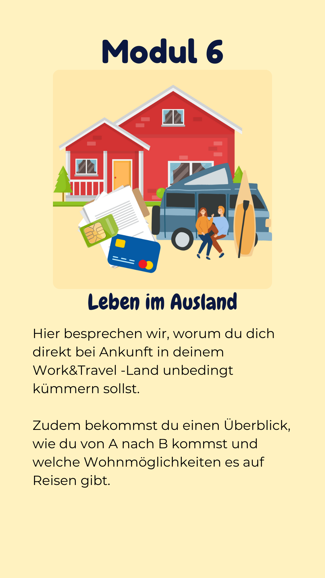 Modul 6: Leben im Ausland